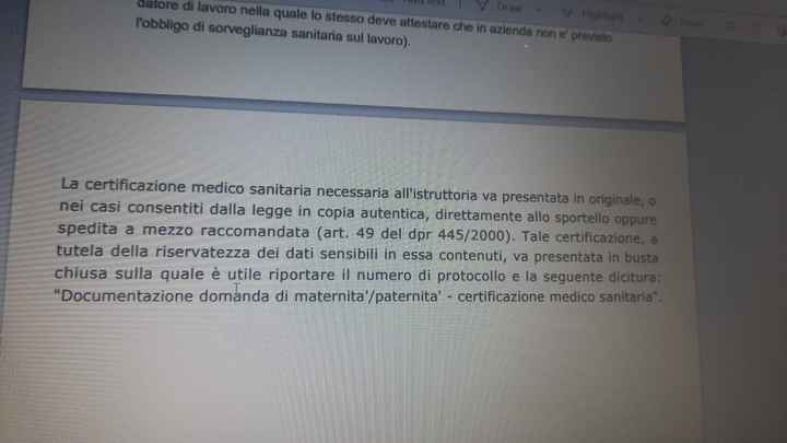 Invio documento in originale  all inps - 1