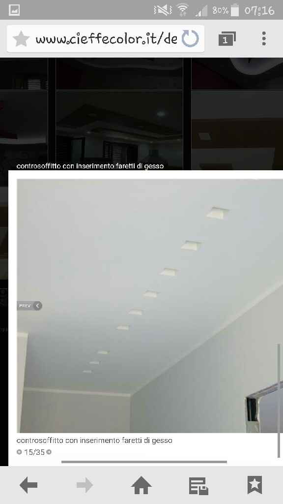 Faretti led in gesso - 1