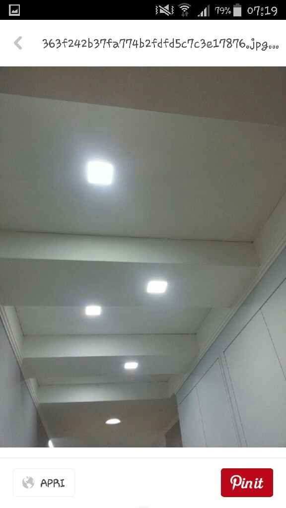 Faretti led in gesso - 2