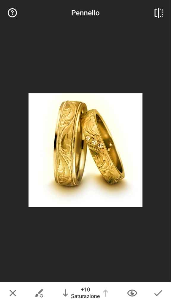 Mi consigliate un modello di fede da abbinare a questo anello di fidanzamento? - 1