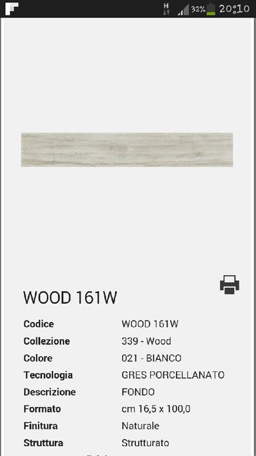 Gres effetto legno color white - 1
