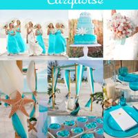 il nostro colore turchese e bianco 