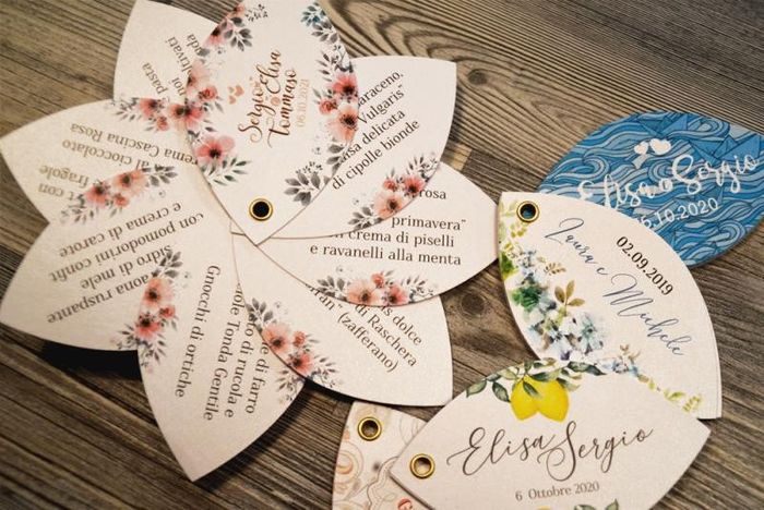 Finalmemte l'idea per i miei Menù 😊 - 1