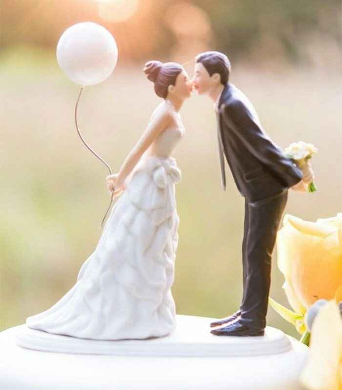 Cake topper sposini torta - 1