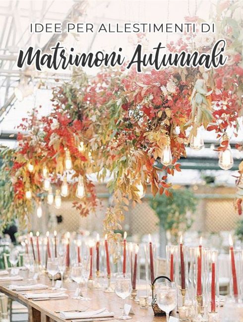 Matrimonio tema autunno - 1