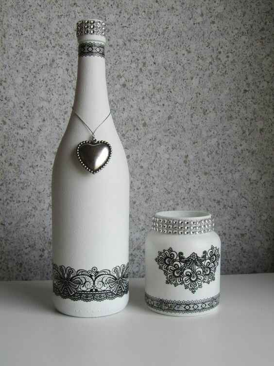 Bottiglie shalby chic  hand-made - 4