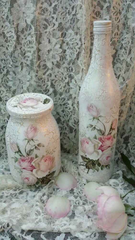 Bottiglie shalby chic  hand-made - 6