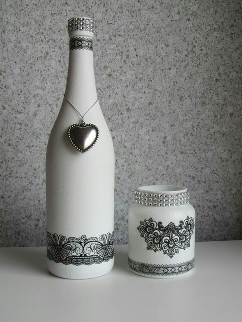 Bottiglie shalby chic  hand-made - 4