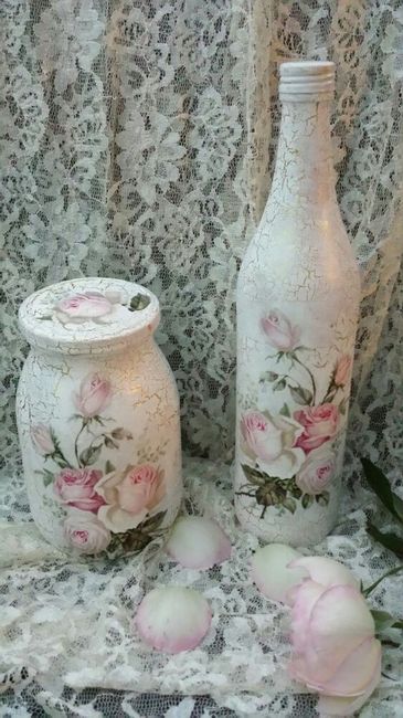 Bottiglie shalby chic  hand-made - 6