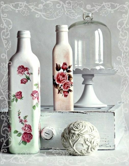 Bottiglie shalby chic  hand-made - 7