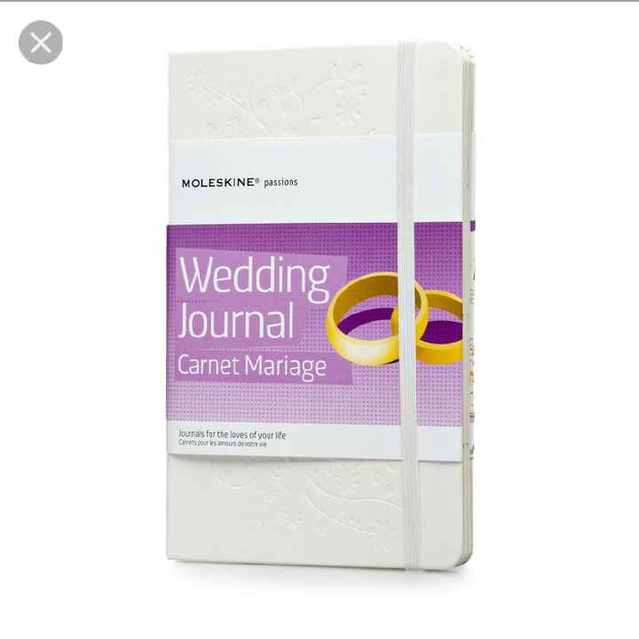 Moleskine wedding journal - 1