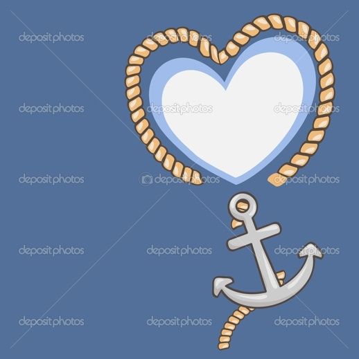 esempio con ancora e cuore