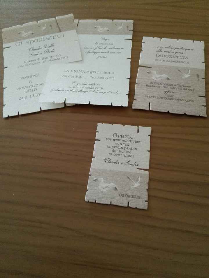 Bigliettini confetti, grafica. - 1