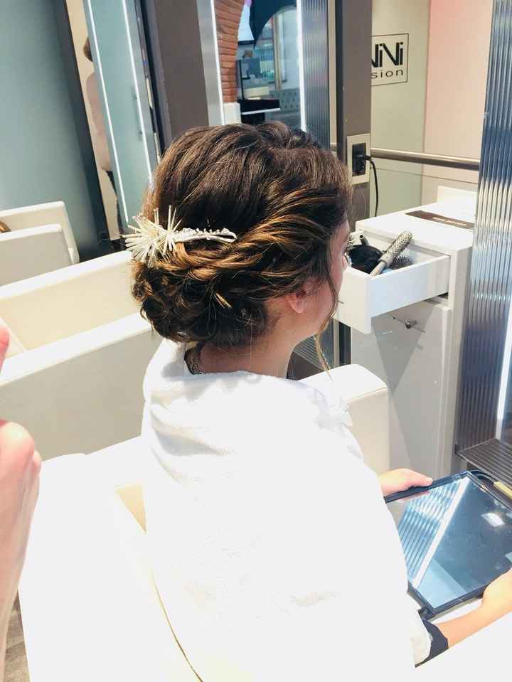 Seconda prova acconciatura