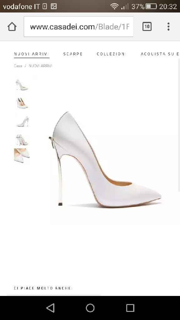 casadei scarpe sposa 2017