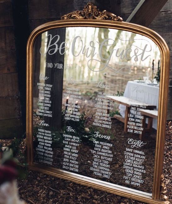 Tableau de mariage! 1