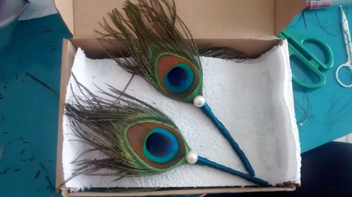 Le boutonnières per il mio 'damigello' e per il fratello di fm