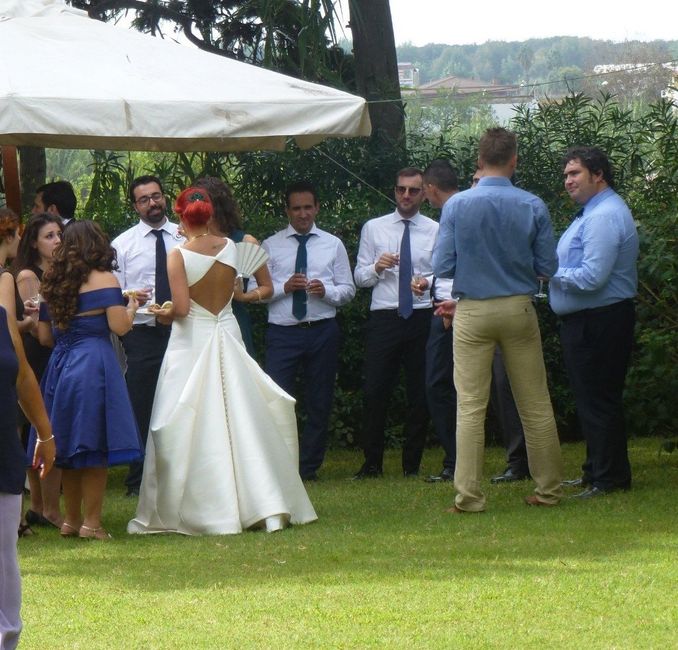 La location: giardino Il Mandarino di Villa Giulia. [prima metamorfosi dell'abito]