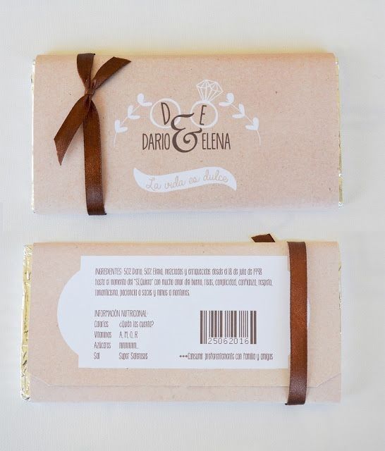 Partecipazione tavoletta cioccolato