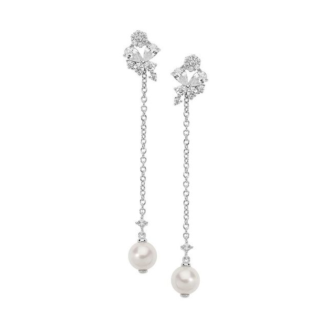 Orecchini e collana di perle regalo dalla suocera confermato😁 - 3