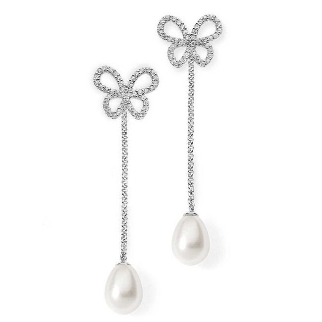 Orecchini e collana di perle regalo dalla suocera confermato😁 - 4