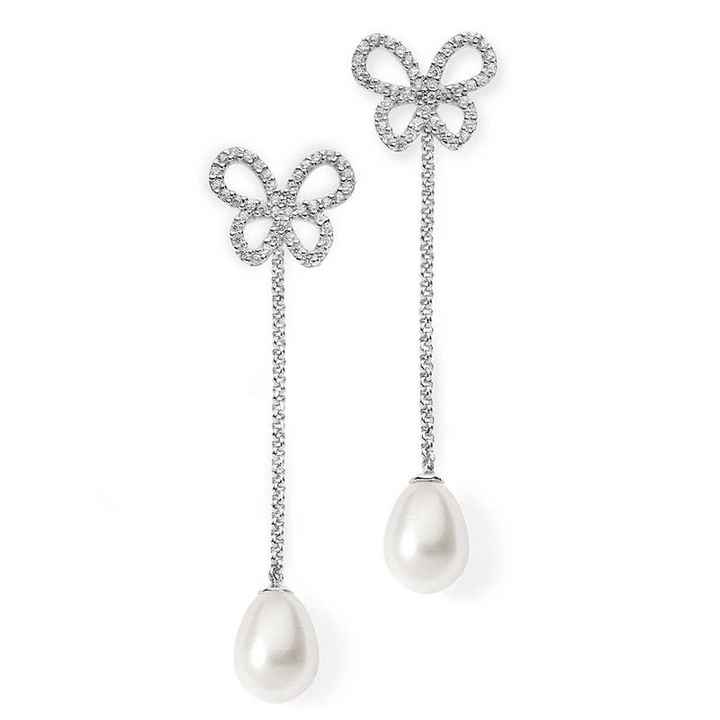 Orecchini e collana di perle regalo dalla suocera confermato😁 - 4