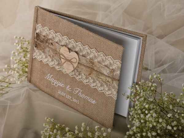 Guest book country chic - 4