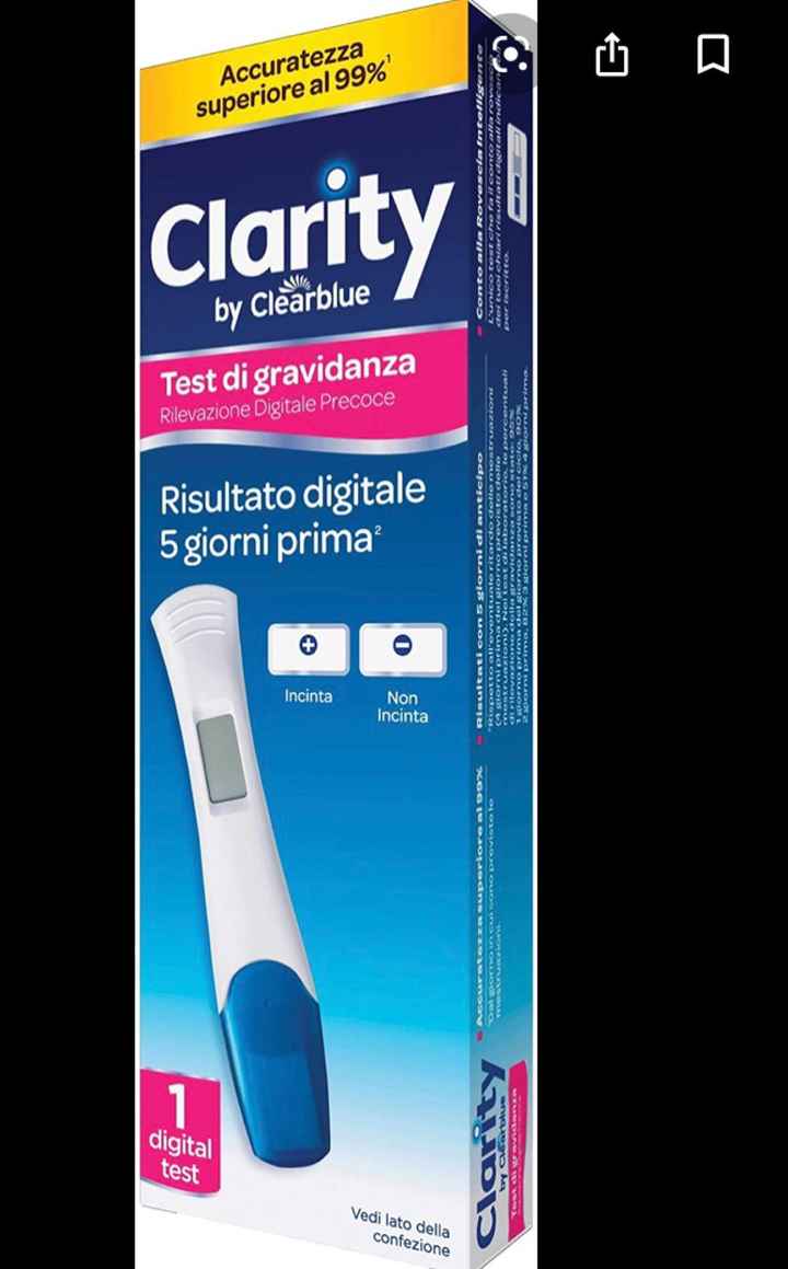 Risultato test gravidanza - 1