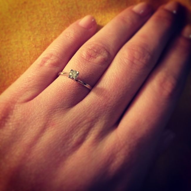 Curiosità: l'anello della proposta :-) - 1