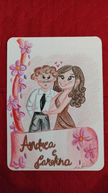 Ritratto live painting matrimonio - 2