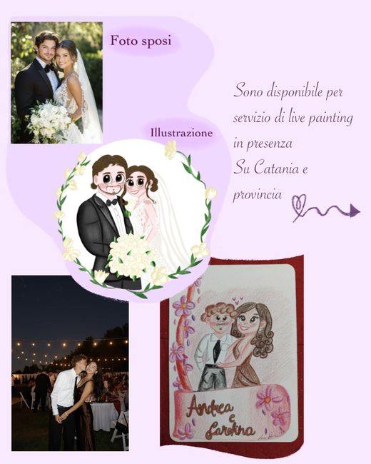 Servizio Live Painting, Catania e provincia ❤️💍✨ - 6