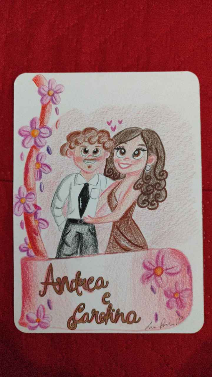 Ritratto live painting matrimonio - 2