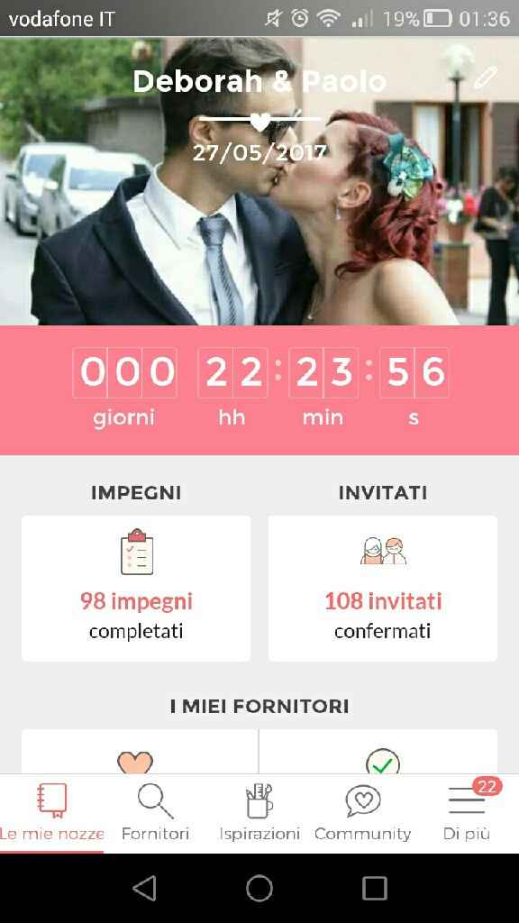 Quanto segna il vostro countdown? - 1