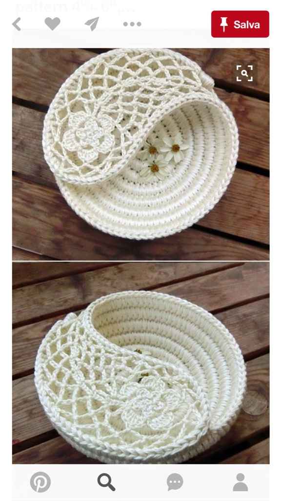 Svuotatasche uncinetto - 1