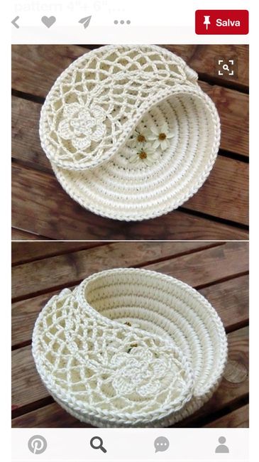 Svuotatasche uncinetto - 1