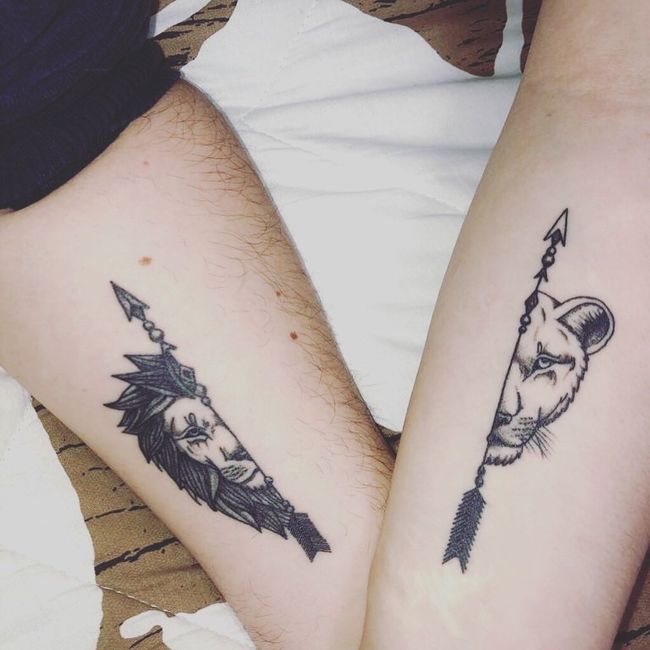 Tatuaggio coppia👩‍❤️‍👨 1