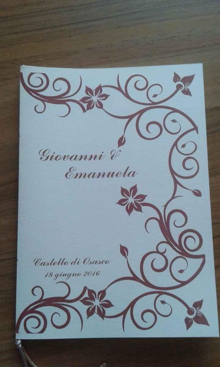 libretto cerimonia