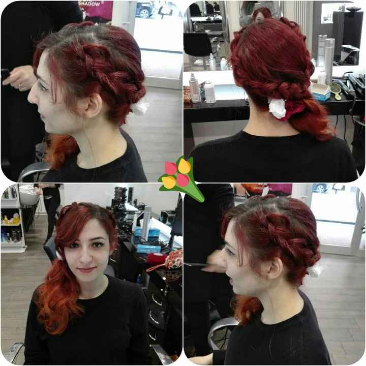  Prima prova acconciatura❤ - 2