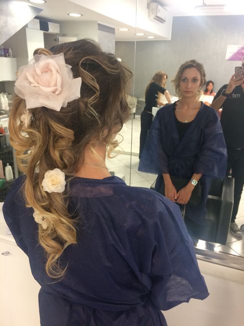 Ultima prova acconciatura sposa 👰🏼 - 4