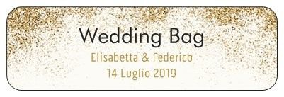 ETICHETTE WEDDING BAG