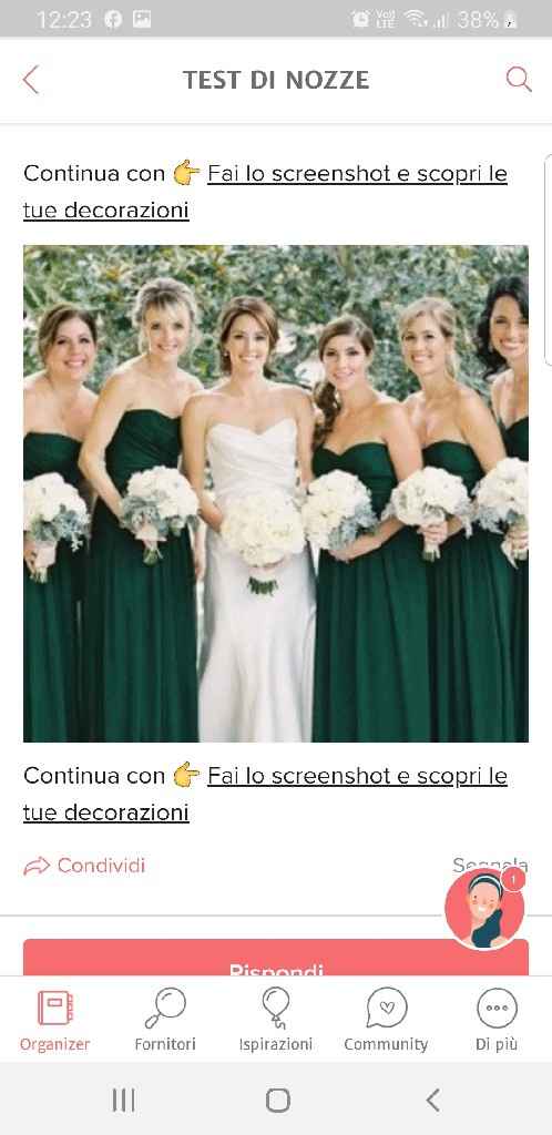 Fai lo screenshot e scopri il vestito delle tue damigelle - 1