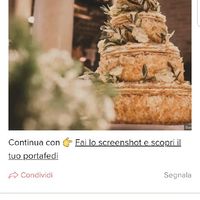 Fai lo screenshot e scopri la tua torta nuziale - 1