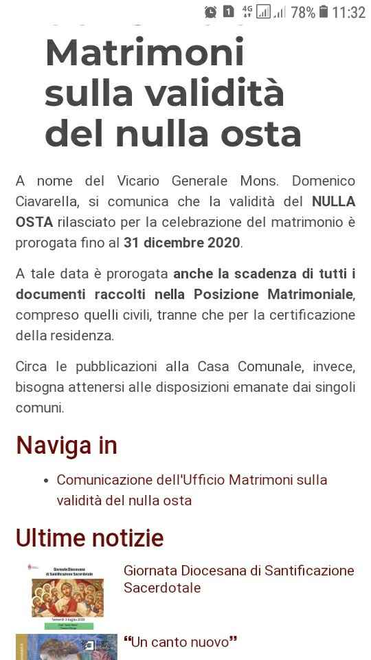 Info dalla Curia di Bari - 1