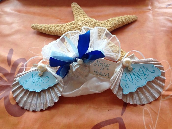 Tema mare/nozze di perla genitori