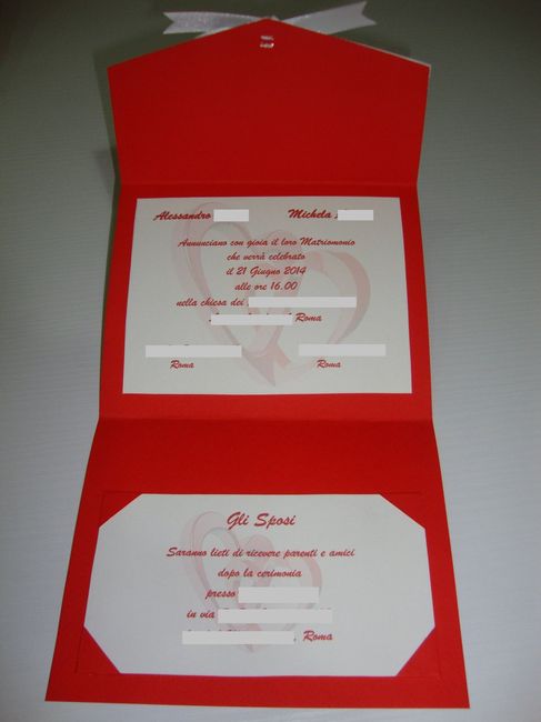 Prototipo partecipazioni fai da te..(Interno)