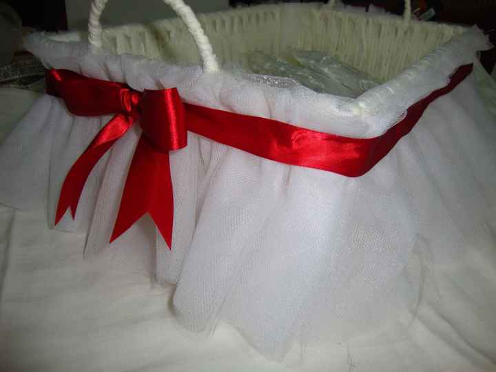 Cestino per sacchetti porta riso