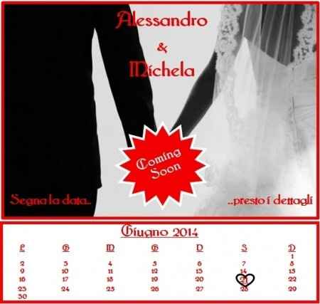 Il nostro "Save the Date"