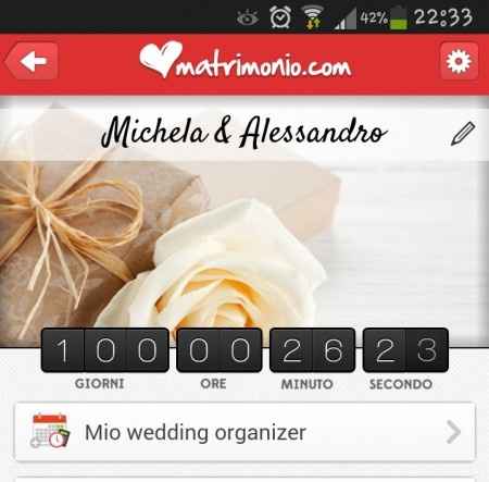 Conto alla rovescia con orario sballato nell'app per il cellulare - 1