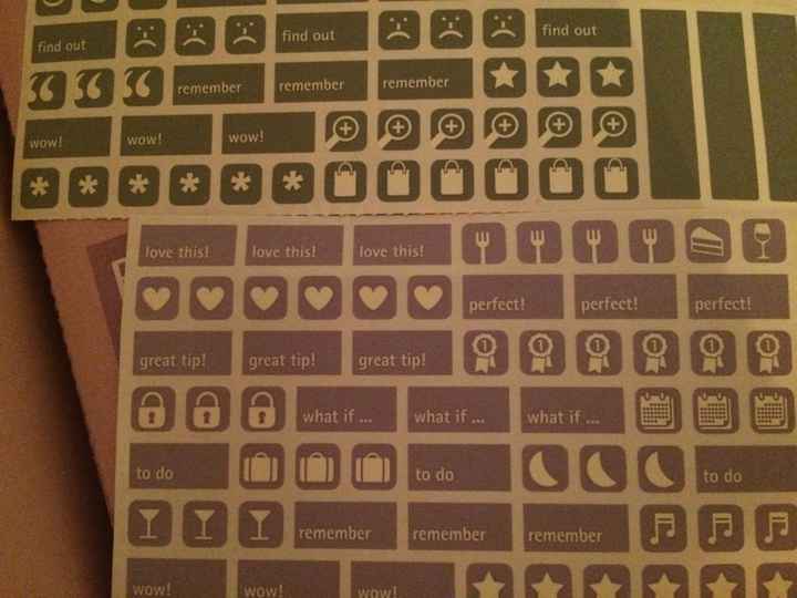 Cosa state utilizzando per scrivere i vostri appunti per il matrimonio?agende quaderni? - 1