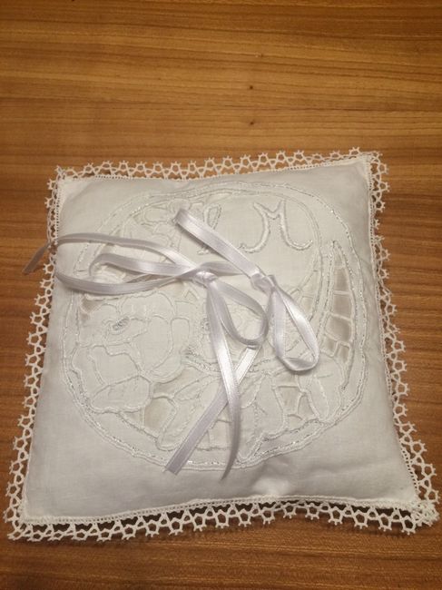 Cuscino porta fedi by mamma!! e il vostro? - 1